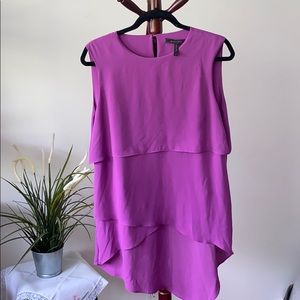 Bcbg sleeveless blouse purple/pink